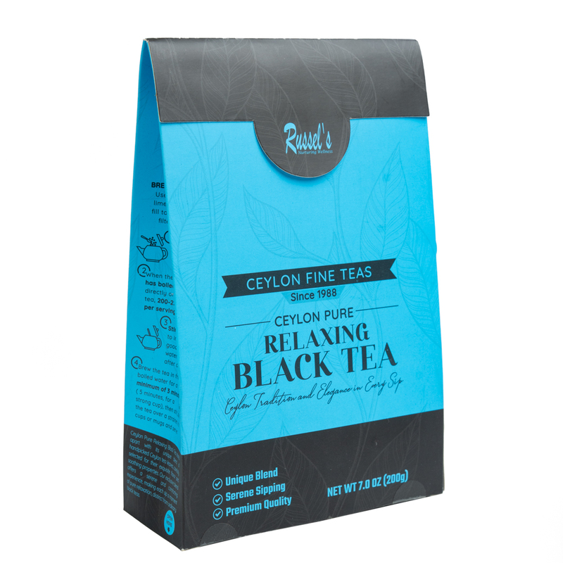 Russel's Organic Relaxing Black Tea - Ceylon Pure