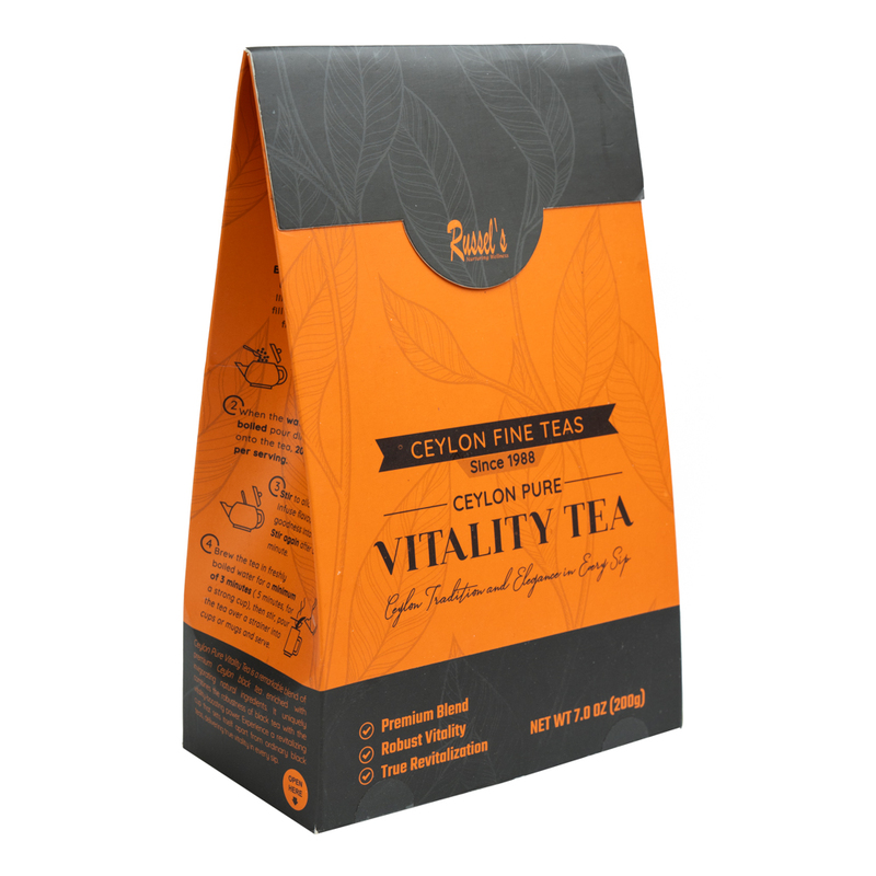 Russel's Organic Vitality Tea - Ceylon Pure