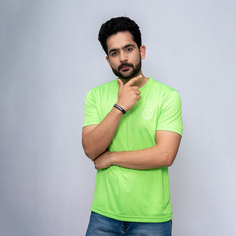 Round Neck Dry Fit | Neon Green