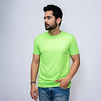 Round Neck Dry Fit | Neon Green