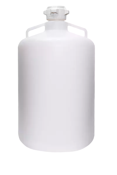 EZLabpure™ 50 L Round Carboy, PP, Foxx 83B VersaCap, 1/EA