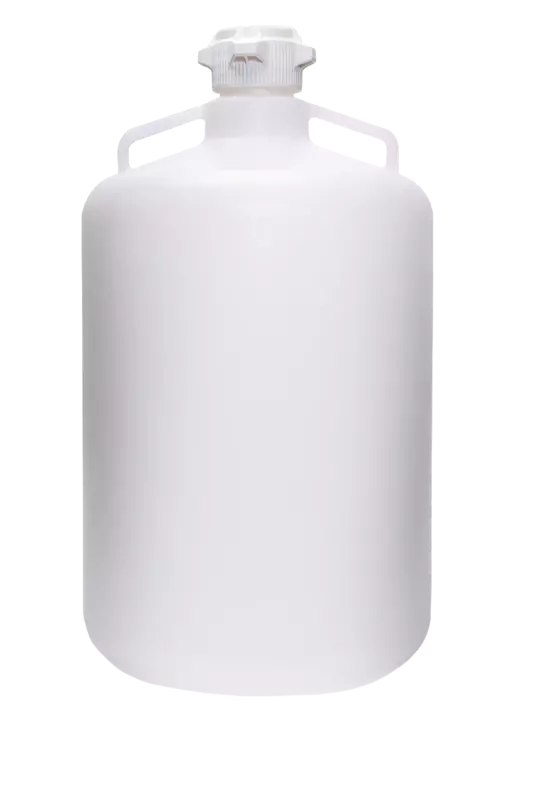EZLabpure™ 50 L Round Carboy, PP, Foxx 83B VersaCap, 1/EA