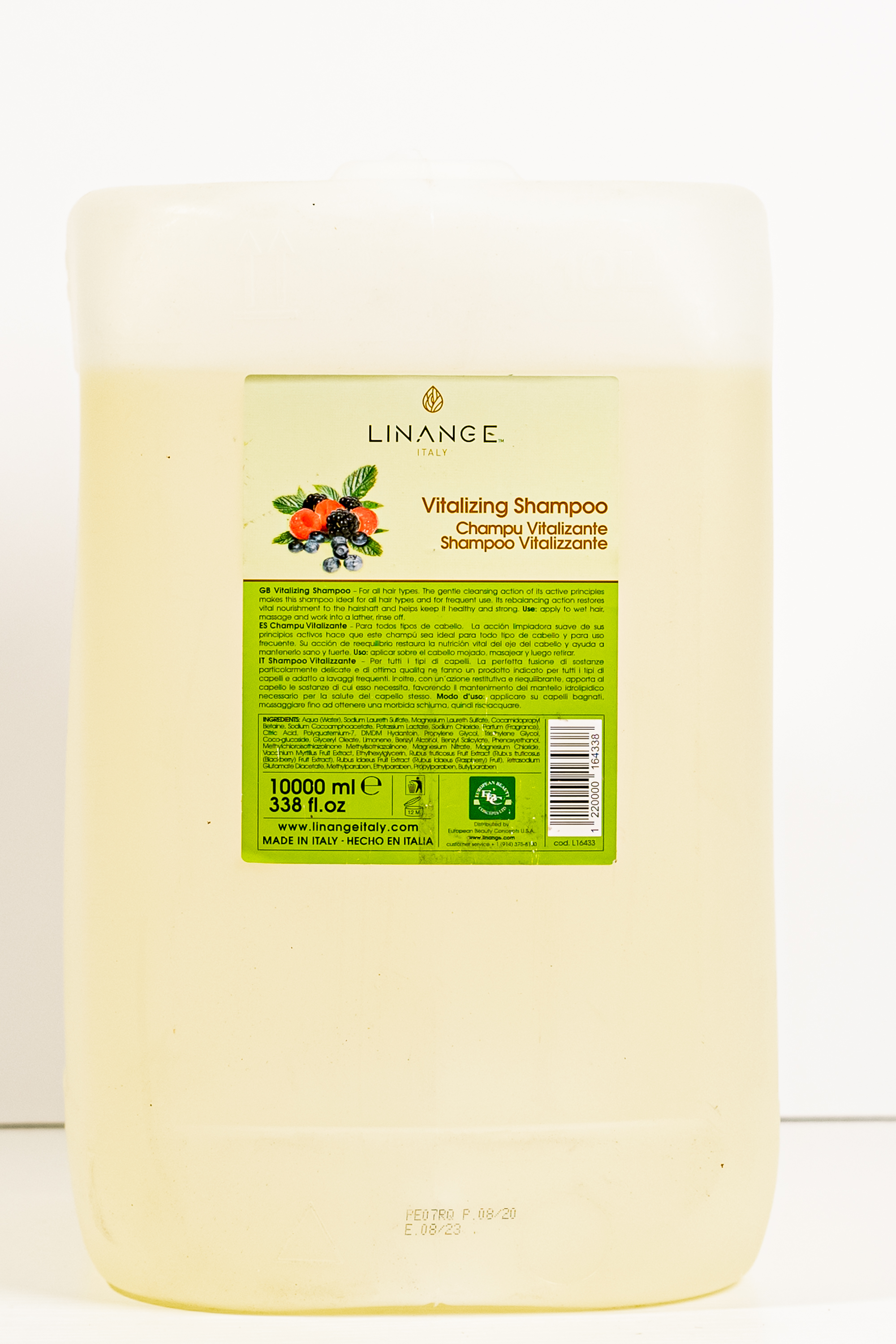 L16433 Lin Vitalizing Shampoo 10L L16433 Lin Vitalizing Shampoo 10L