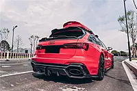 Audi RS6 C8 / RS7 Quattro IMP Performance Carbon Fiber Rear Diffuser | LED & Reflector Panels