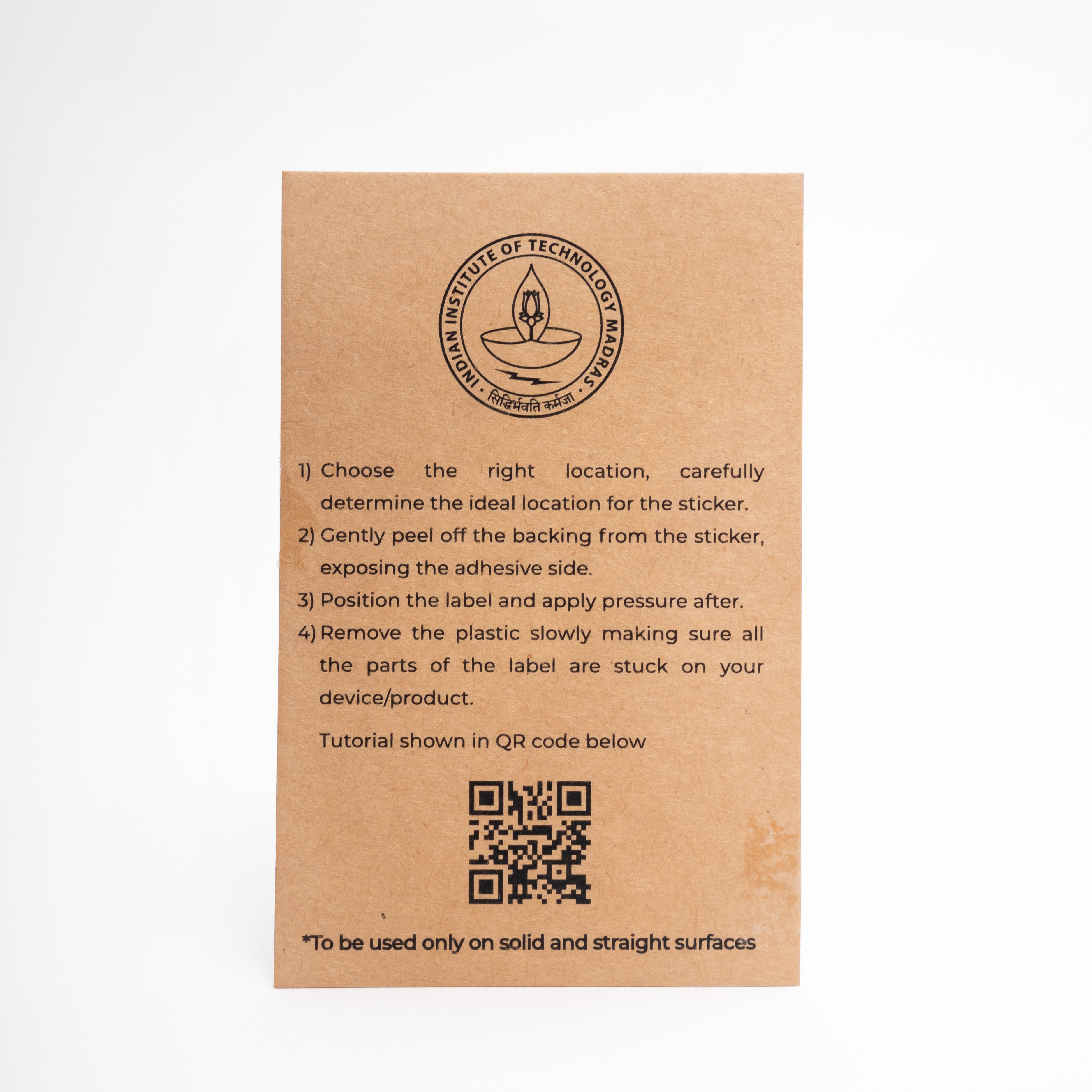 Gold Electro plated Metal Sticker - 3 CM