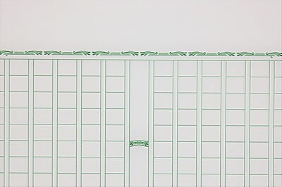 飾り原稿用紙 波抹茶（GK-0002）[4582486340383]