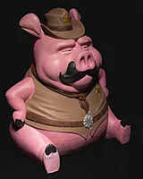 Piggy Bank - Sheriff Bacon Buck