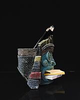 Totem of Strength Desk Organizer 3d