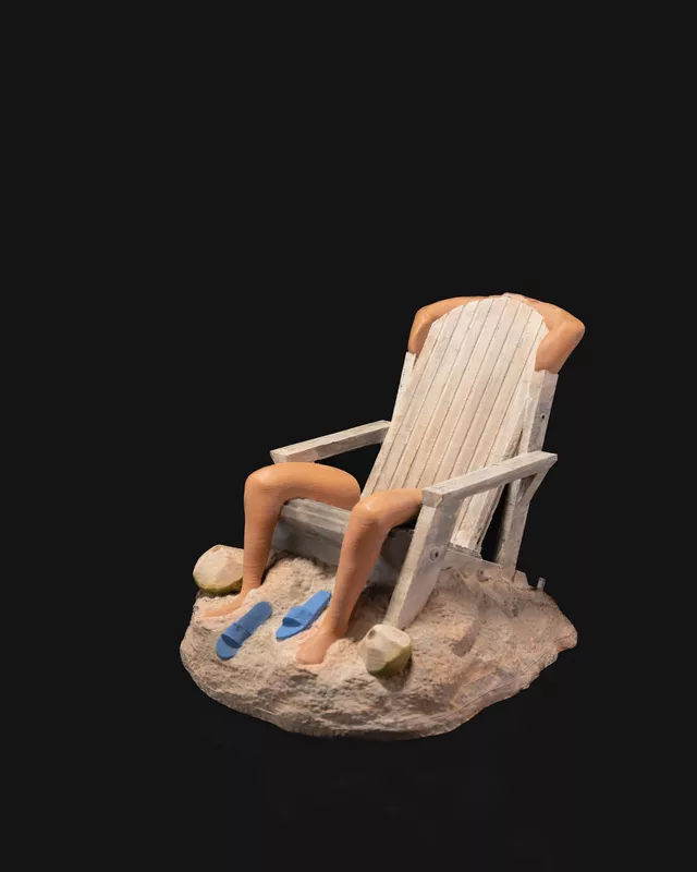 Beach- 3D Printed Phone Holder