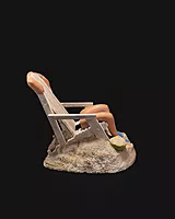 Beach- 3D Printed Phone Holder