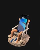 Beach- 3D Printed Phone Holder