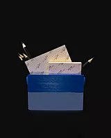 Typewriter Sticky Note Holder