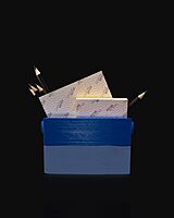 Typewriter Sticky Note Holder