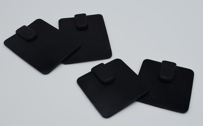 tES MRI Rubber Electrodes, Rectangular
