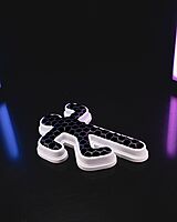 Chalk Outline Pencil Holder 3D