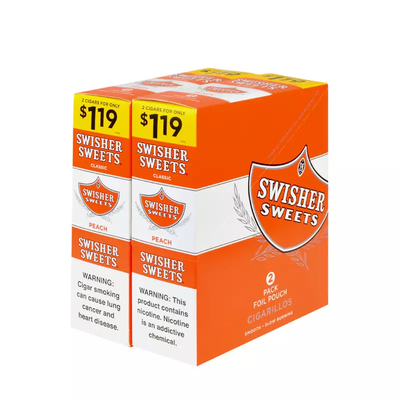 SWISHER SWEETS PEACH $1.29 SWISHER SWEETS PEACH $1.29