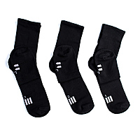 Long Black Socks - 3 Pcs