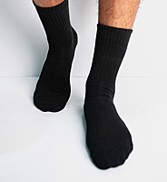 Long Black Socks - 3 Pcs