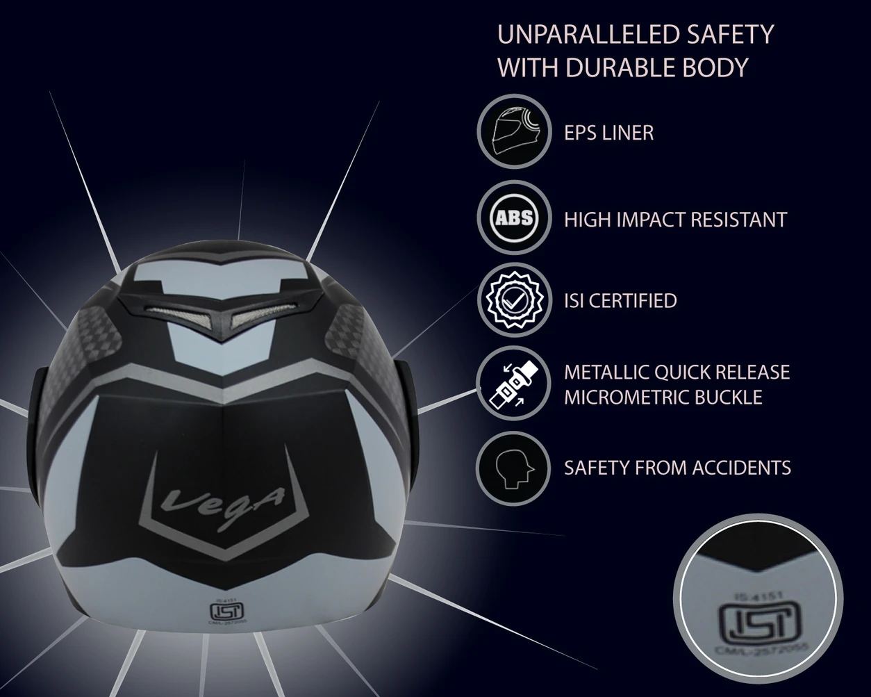 VEGA CRUX DX CHECKS DULL BLACK SILVER L VEGA CRUX DX CHECKS DULL BLACK SILVER L