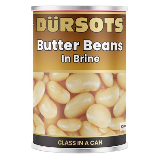 DURSOTS BUTTER BEANS BRINE 12X410G