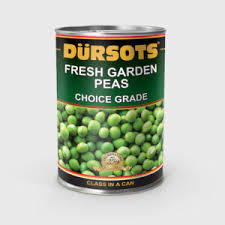 DURSOTS GARDEN PEAS 6X225G SH