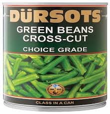 DURSOTS GREEN BEANS CROSS - CUT 1X3KG