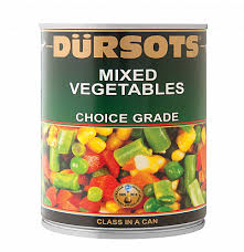 DURSOTS MIXED VEG 1X3KG