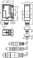 Leuze, HT25CPP-500F/PX-200-M12, 50154284, Diffuse sensor with background suppression