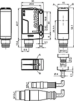 Leuze, LS25CPP/XX-M8, 50153709, Throughbeam photoelectric sensor transmitter