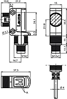 Leuze, SET LS28/9D-M12+LE28/PX-M12, 50154157, Throughbeam photoelectric sensor transmitter set