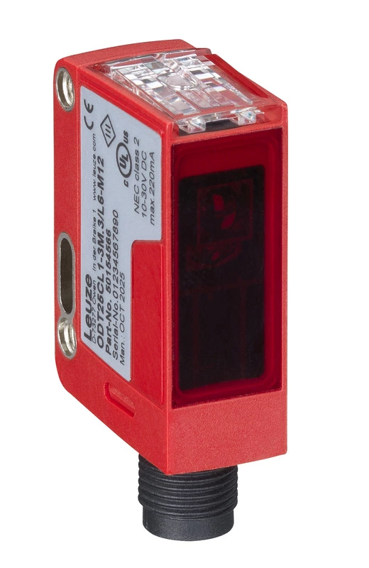 Leuze, ODT25CL1-3M.3/L6-M12, 50154566, Distance diffuse sensor with background suppression