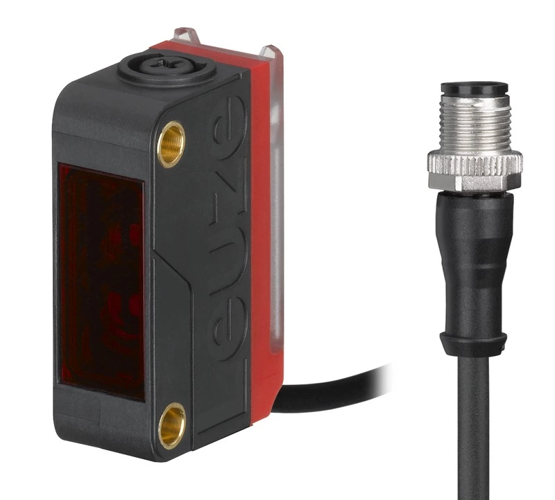 Leuze, PRK5BPP.H1/4X-200-M12, 50155474, Polarized retro-reflective photoelectric sensor