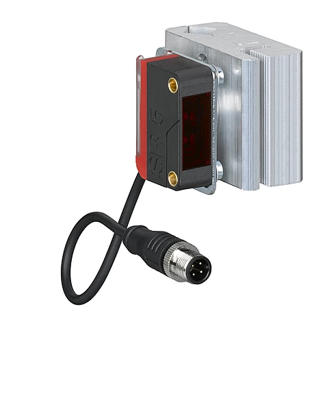 Leuze, SET PRK5B.D/4X-200-M8+BTU200MVKT, 50155348, Polarized retro-reflective photoelectric sensor set