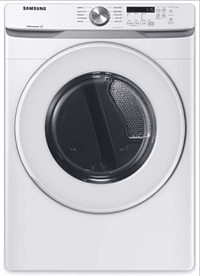Samsung 7.5 Dryer - White Shallow Depth