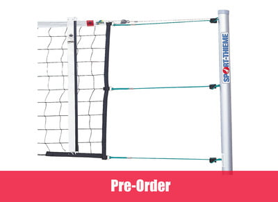 "DVV 1" Volleyball Tournament Net with Guide Pulley