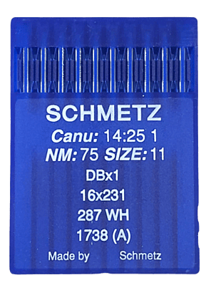 SCHMETZ NEEDLE SYSTEM 16X257  SCHMETZ NEEDLE SYSTEM 16X257