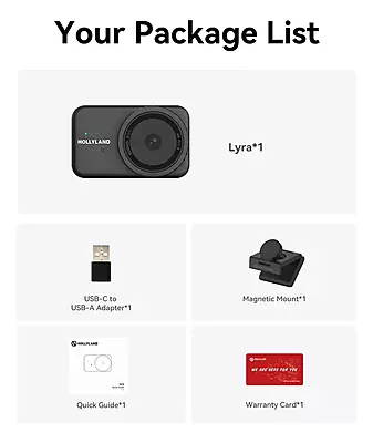 Hollyland Lyra Cámara Web 4K Ultra HD