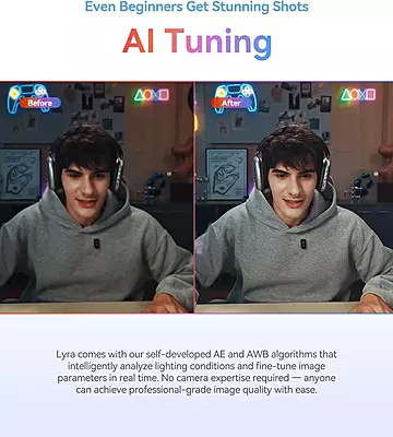 Hollyland Lyra Cámara Web 4K Ultra HD