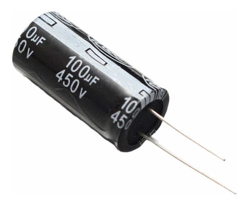 CAPACITOR 100UF 450V