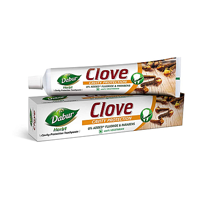 26591 Dabur Herbal Clove Toothpaste 130g X 10