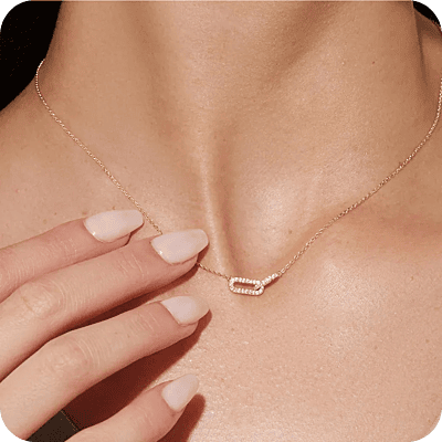 Dainty Gold  Link Necklace