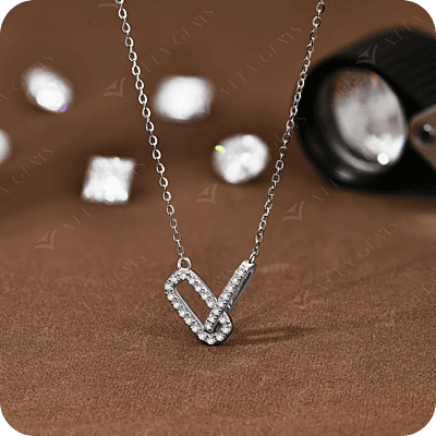 Dainty Silver Link Necklace