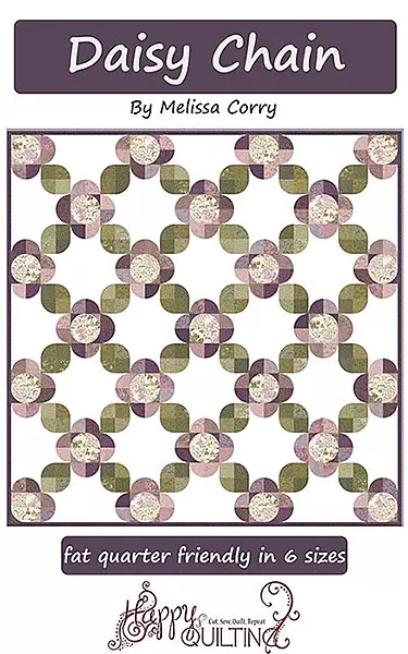 Daisy Chain Fat Quarter Quilting Pattern | Happy Quilting