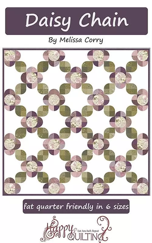Daisy Chain Fat Quarter Quilting Pattern | Happy Quilting