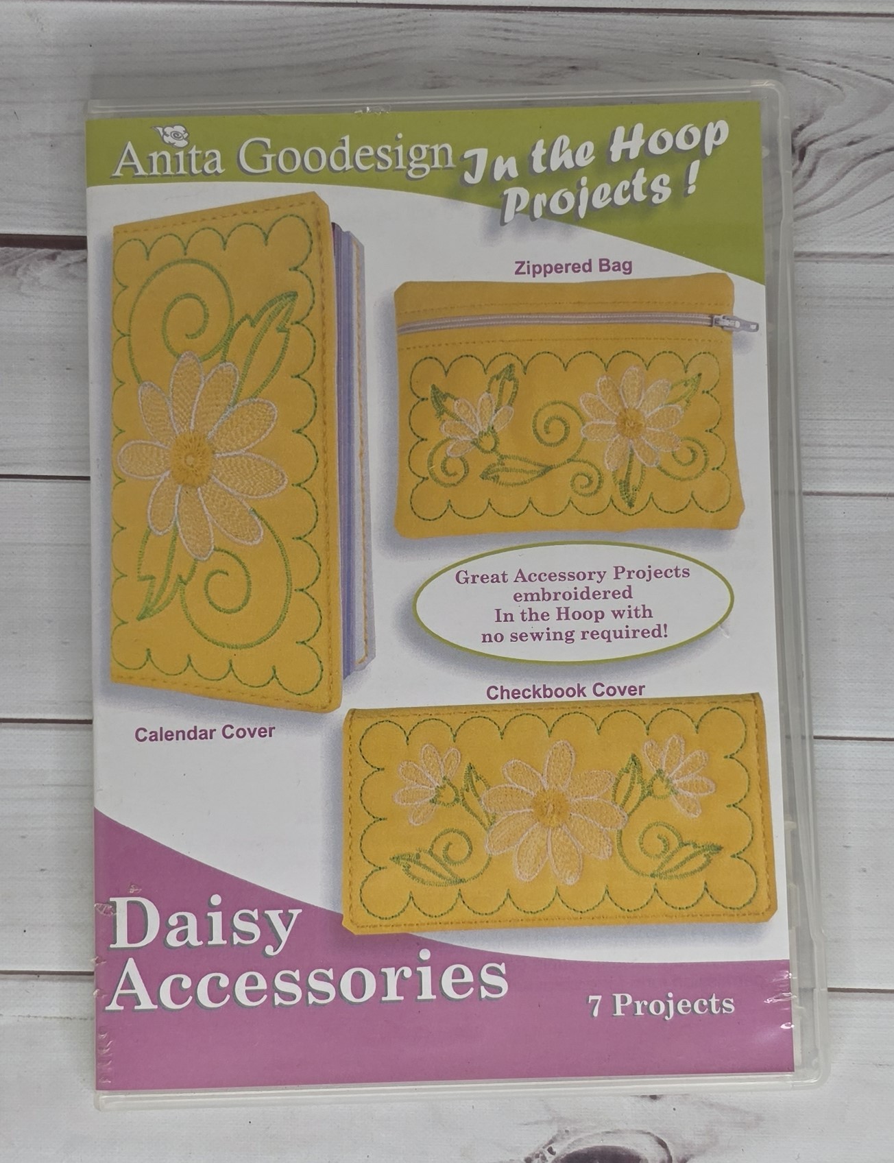 DAISY ACCESSORIES Anita Goodesign Embroidery Machine Design Cd