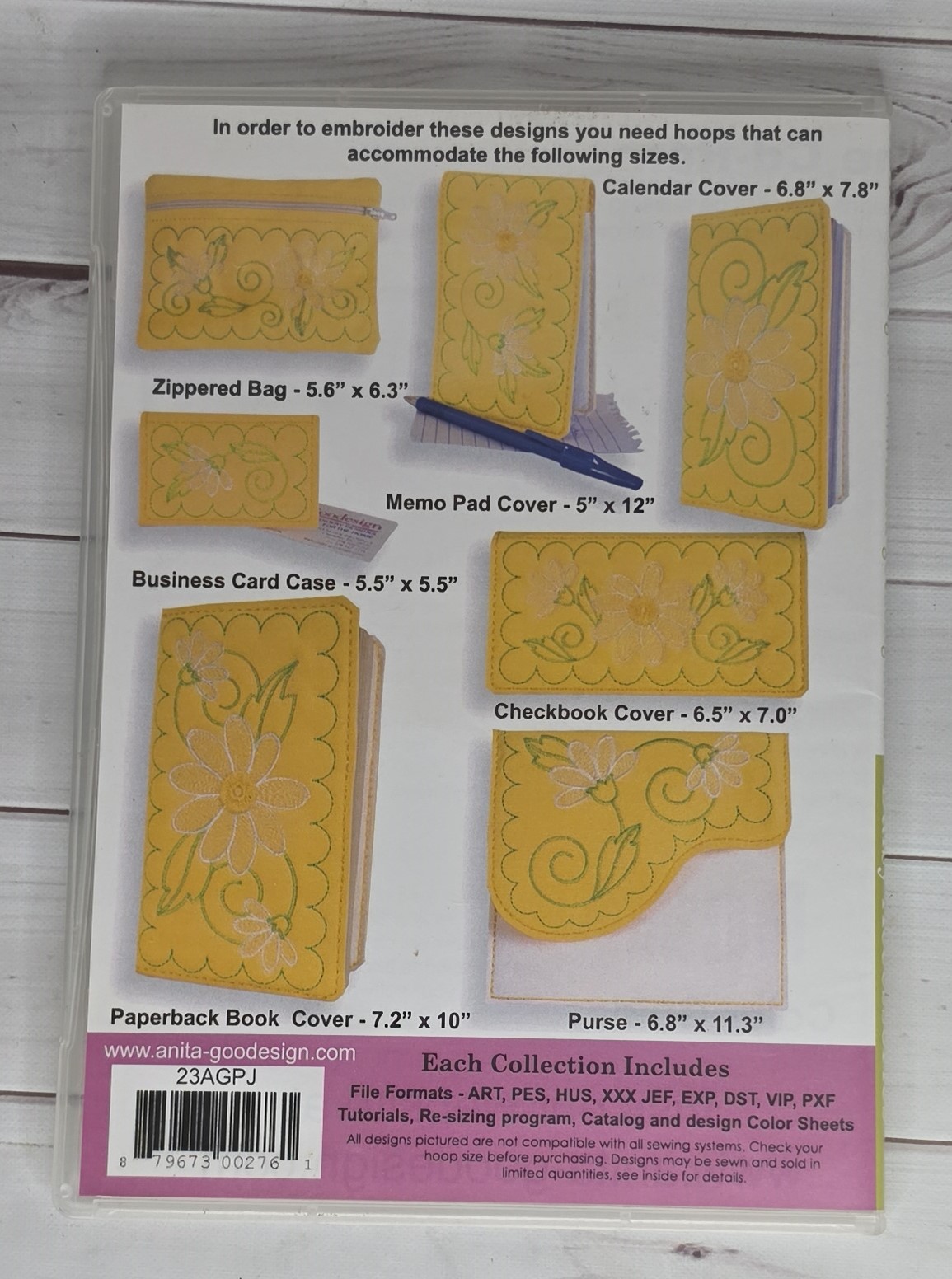 DAISY ACCESSORIES Anita Goodesign Embroidery Machine Design Cd