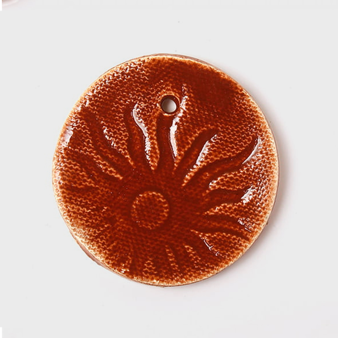 Sara Low Fire Celadon Dark Red Brown Sara Low Fire Celadon Dark Red Brown