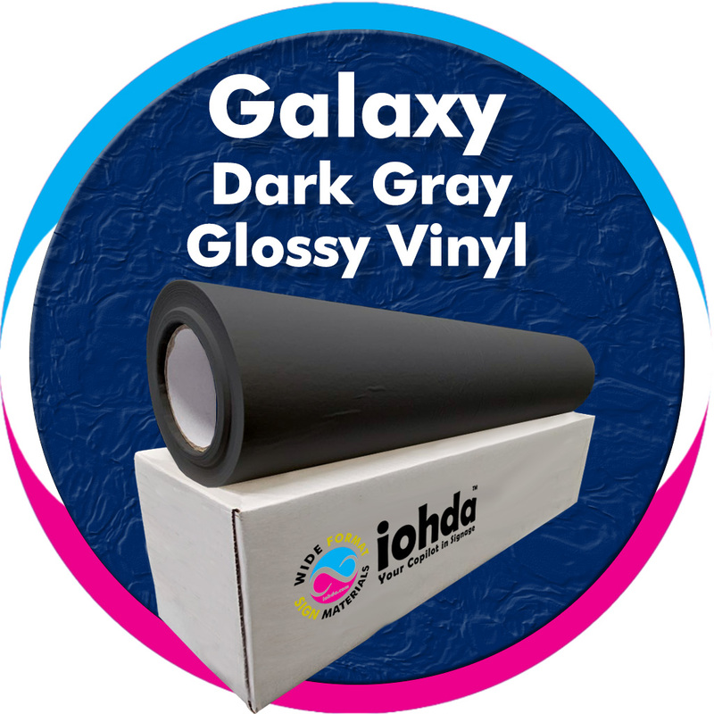iohda Galaxy Dark Gray Glossy Vinyl