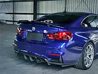 BKSS Style Carbon Fiber Trunk Spoiler Wing – BMW M4 F82 Coupe (2014–2020)