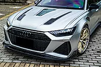 Audi RS6 Avant C8 & RS7 Quattro BKSS Style Carbon Fiber Front Lip | Performance Aero Upgrade